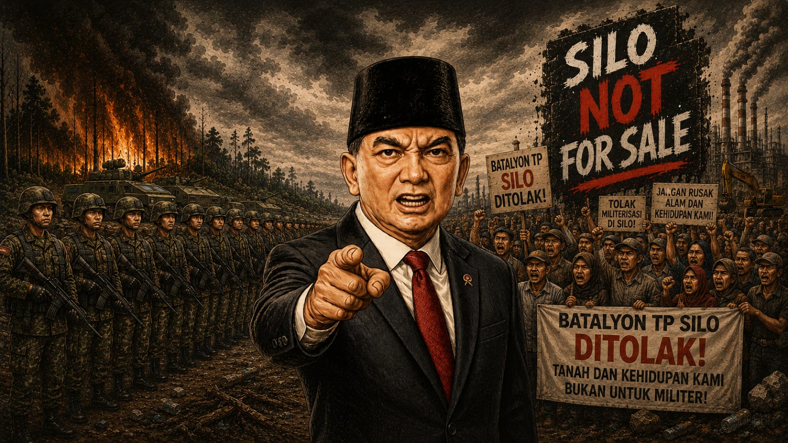 Yon TP di Silo dan Hasrat Kekuasaan Menteri Pertahanan: Militerisasi yang Dibungkus Pembangunan