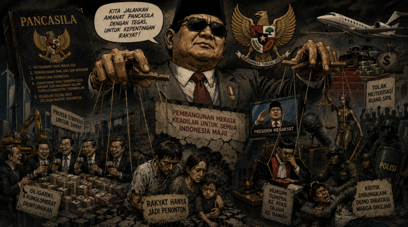 Ilustrasi Peringatan Hari Lahir Pancasila By : Arya